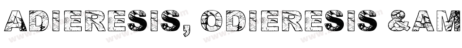 Adieresis, Odieresis & Aring字体转换